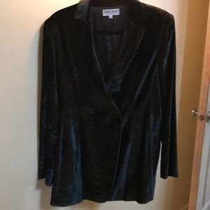 Armani velvet blazer. Double breasted buttons.